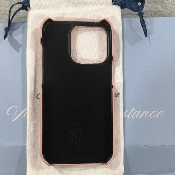 Pink iPhone 14 Pro Case with Strap - Picture 6 of 7